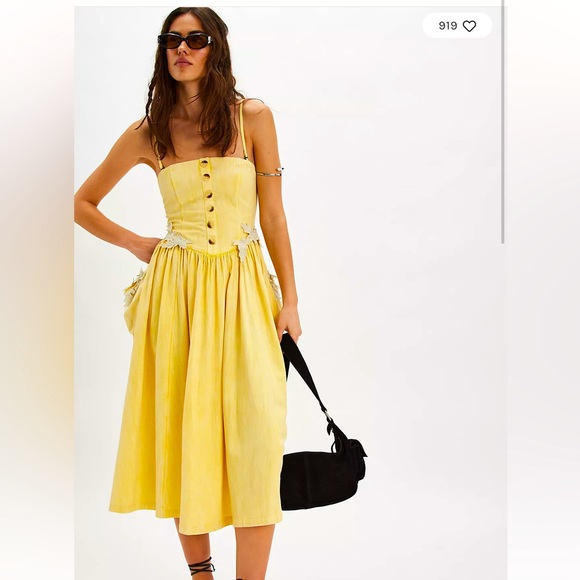 Free People Dresses & Skirts - Free People Canary Midi Dress. NWT. Medium.